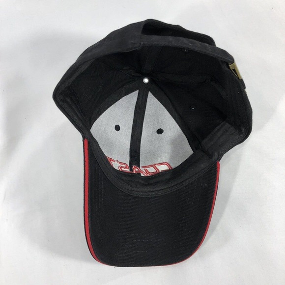 Coast Hat Cap Red Black Adjustable One Size Fits Most Strap Embroidered OSFM - Picture 10 of 12